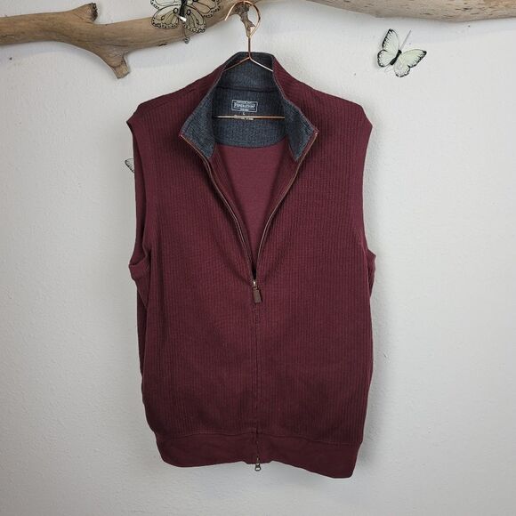 Pendleton dual direction zip sweater vest - Picture 1 of 6